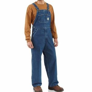 Carhartt * Men's Denim Bib Overalls * EUC